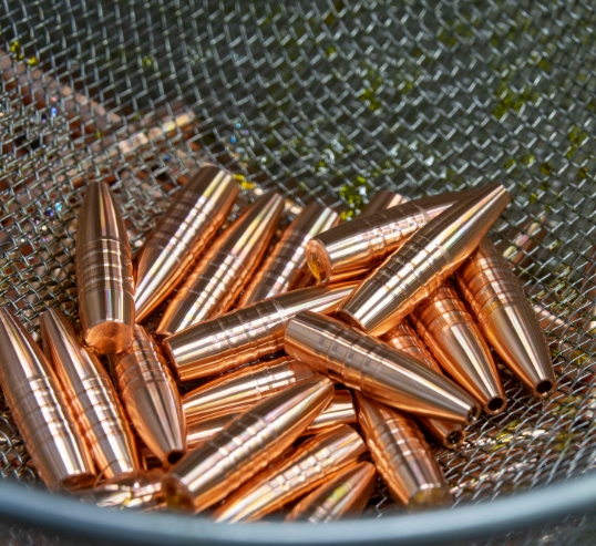 Bullets in a container
